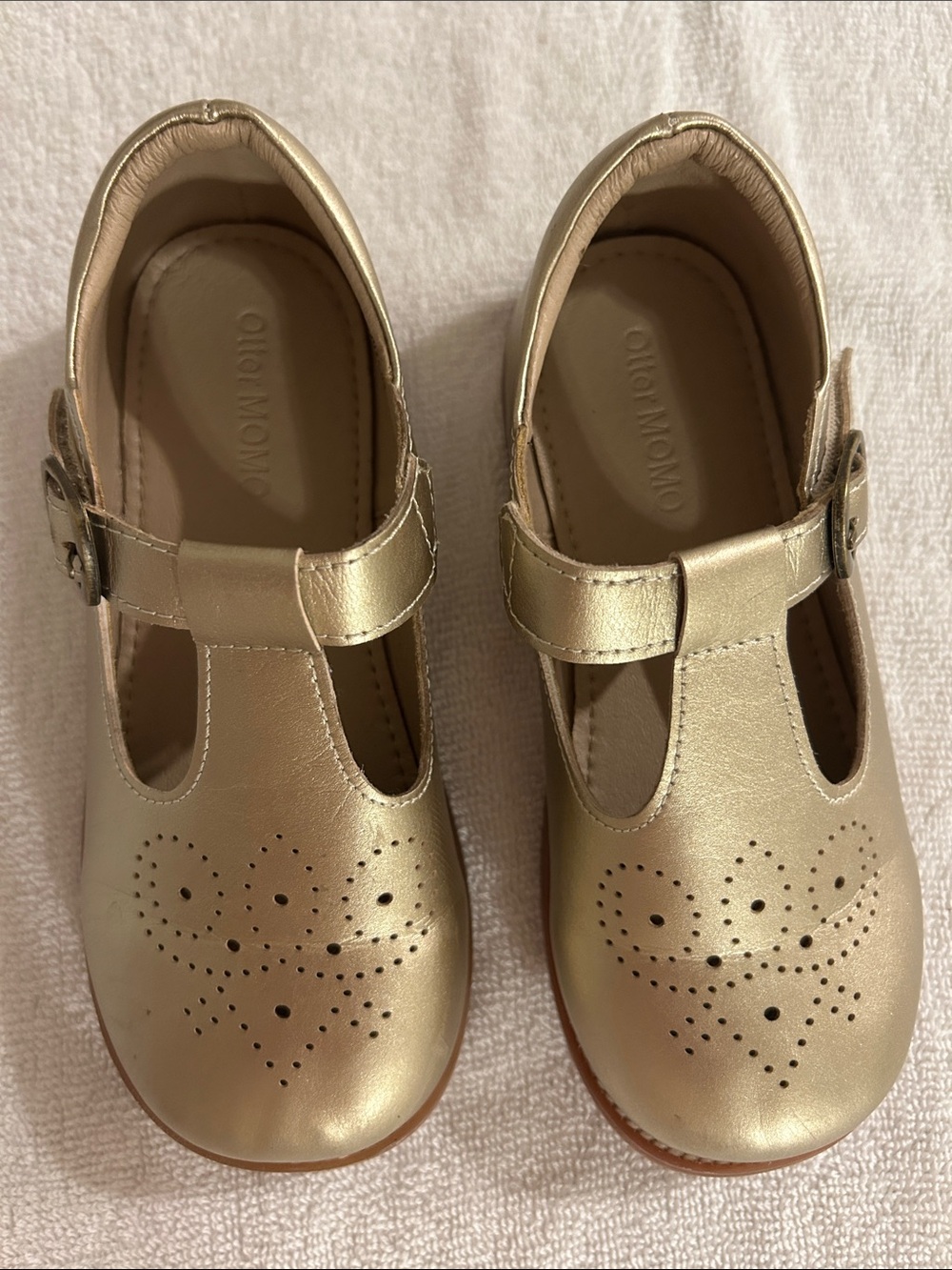 Otter MOMO Toddler Little Girls Oxford Shoes Mary Jane Flat T-Strap.